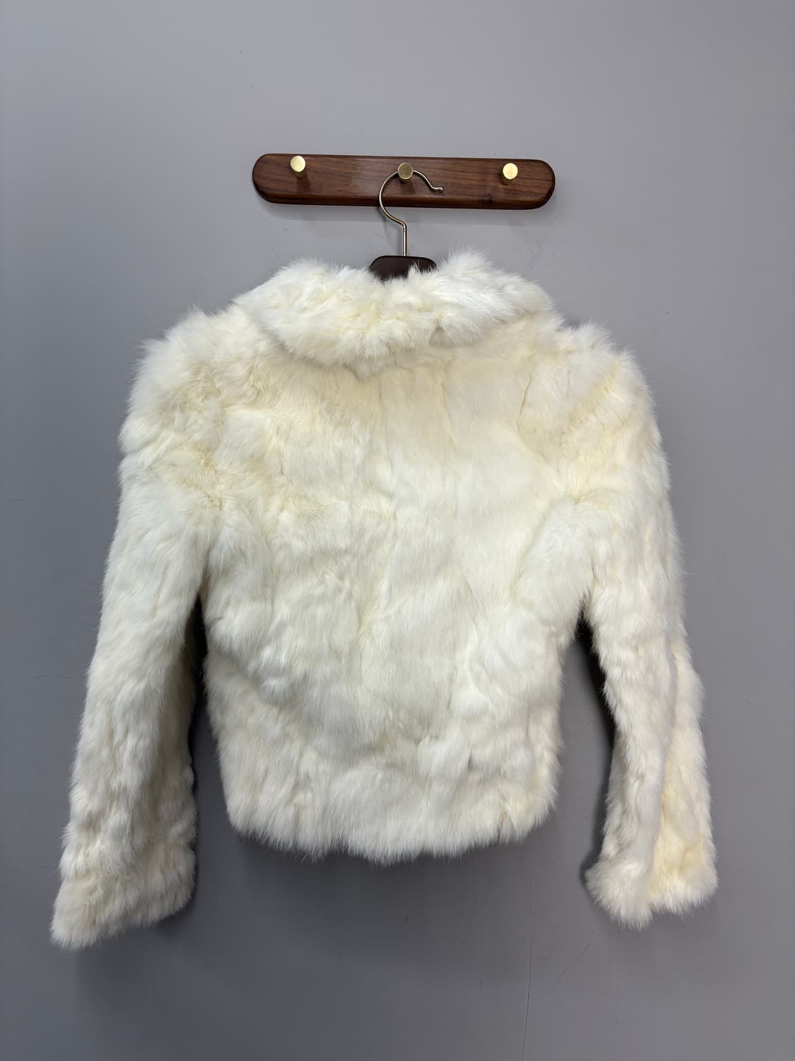 épuda 일본 빈티지 토끼 털 퍼 크롭 자켓 A3453 상품이미지4