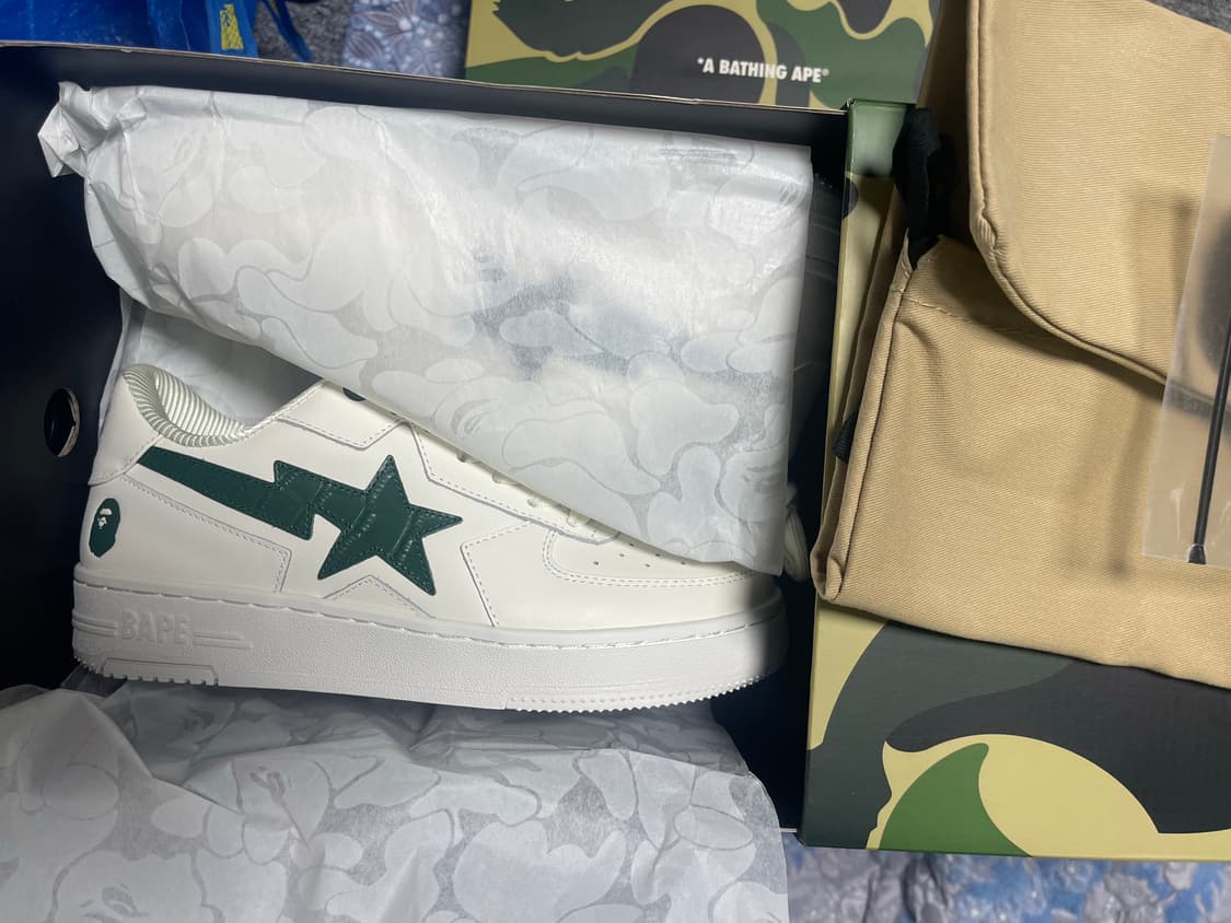 [250] 베이프 스타 아이콘 #1 그린 bape sta 상품이미지2