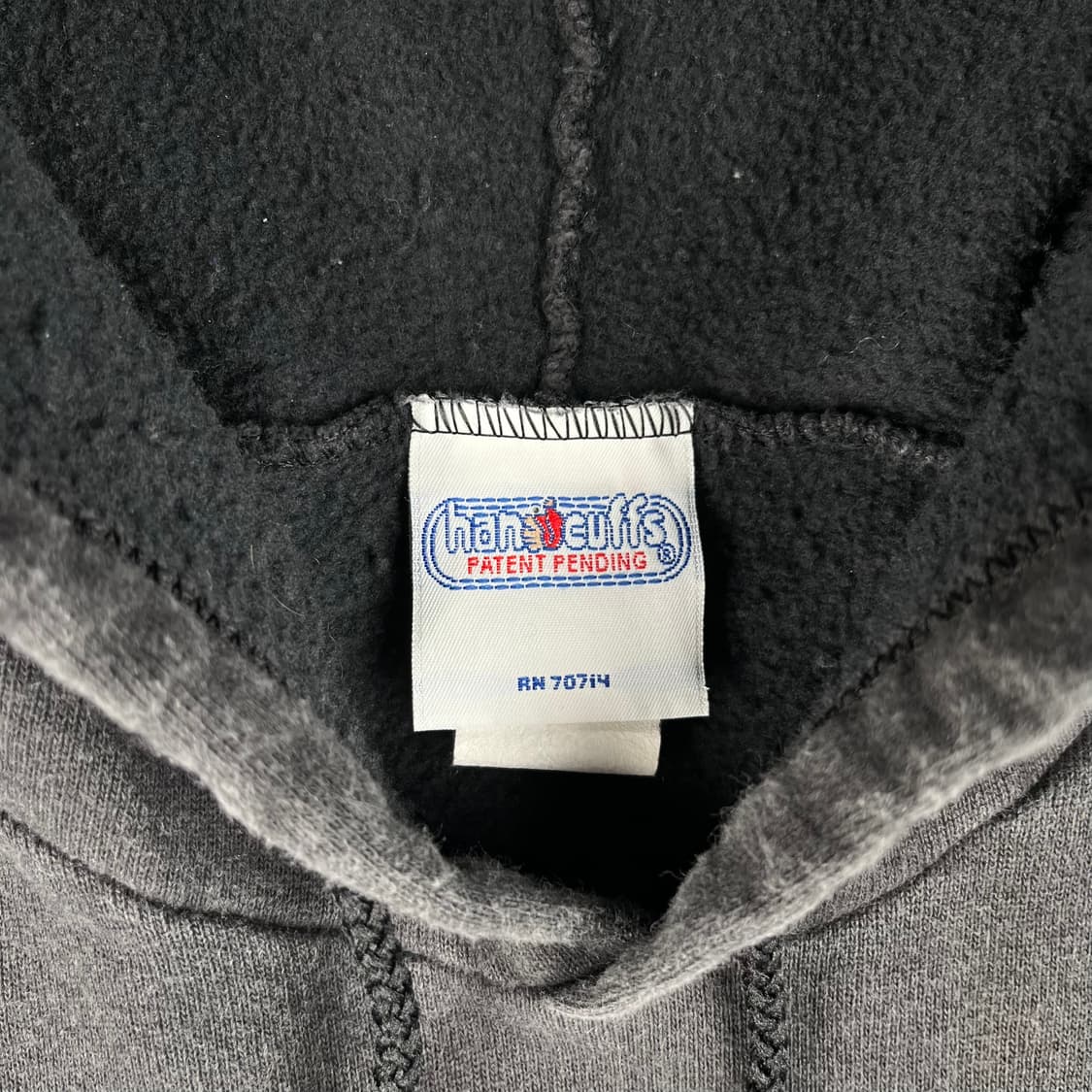 빈티지 핸드커프스 후디 블랙 상품이미지5