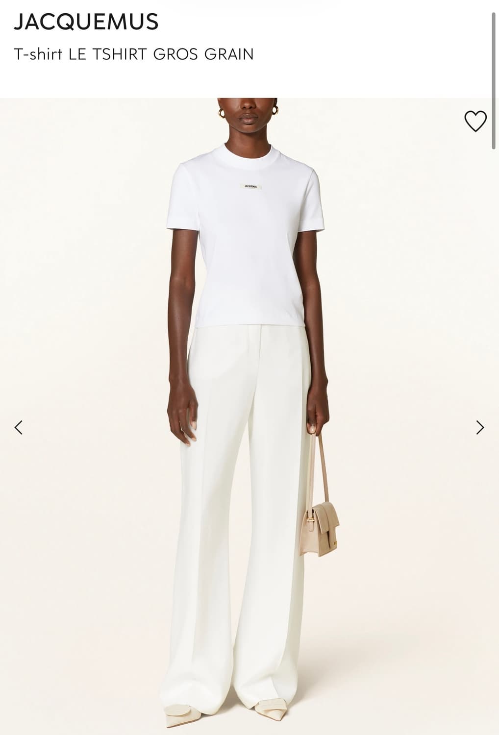 자크뮈스 티셔츠 Le Tshirt Gros Grain 상품이미지1