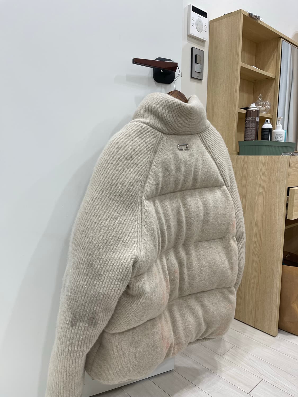 우마뭉 니트울100% 패딩 남자 M (100-105) 상품이미지5