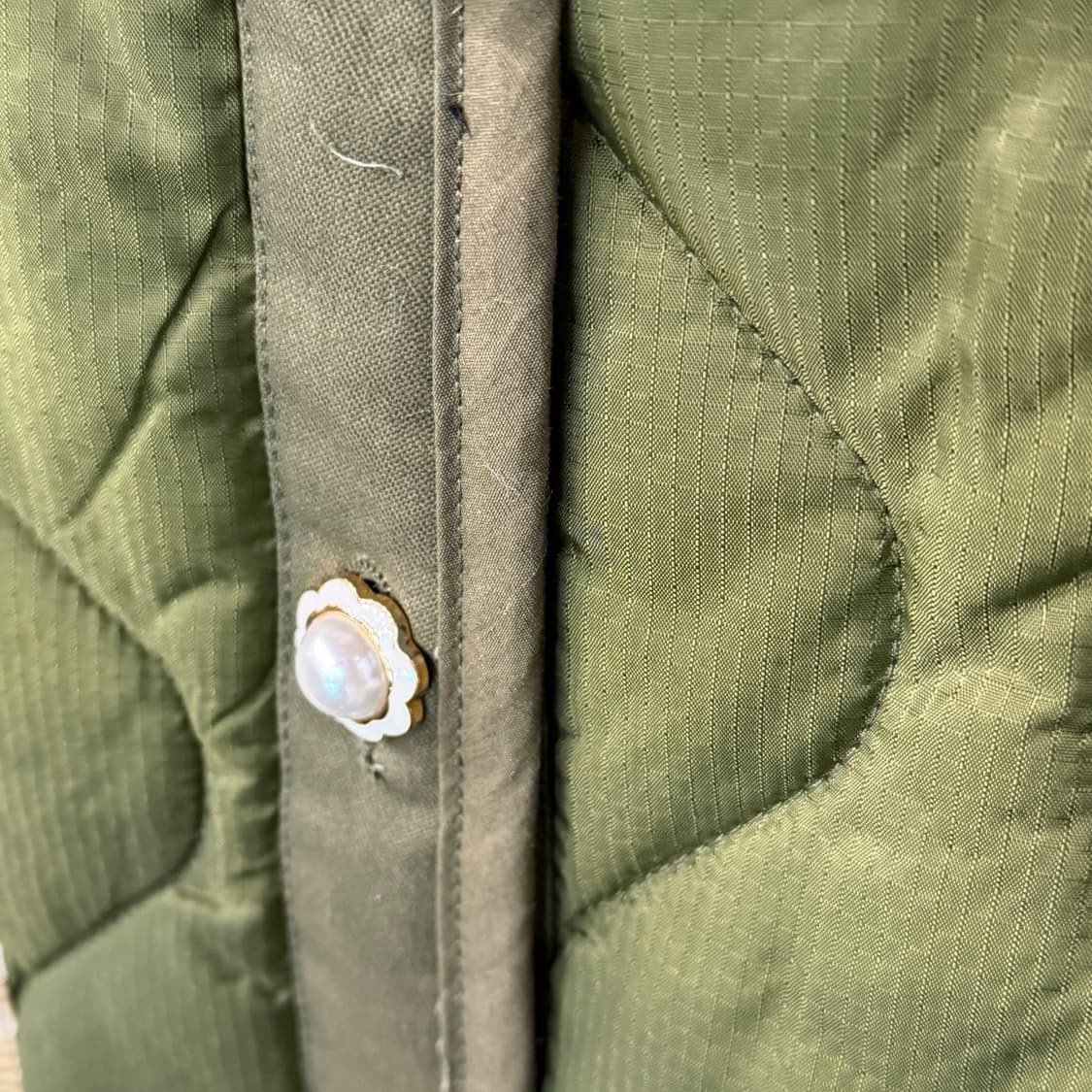 [S] 리메이크 커스텀 깔깔이 퀼팅자켓 상품이미지4