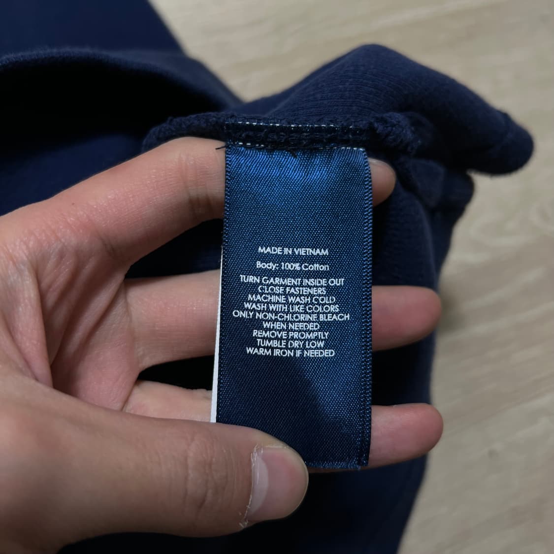 폴로 랄프로렌 키즈 스몰포니 반집업 니트 [네이비] XL(18-20) 상품이미지6