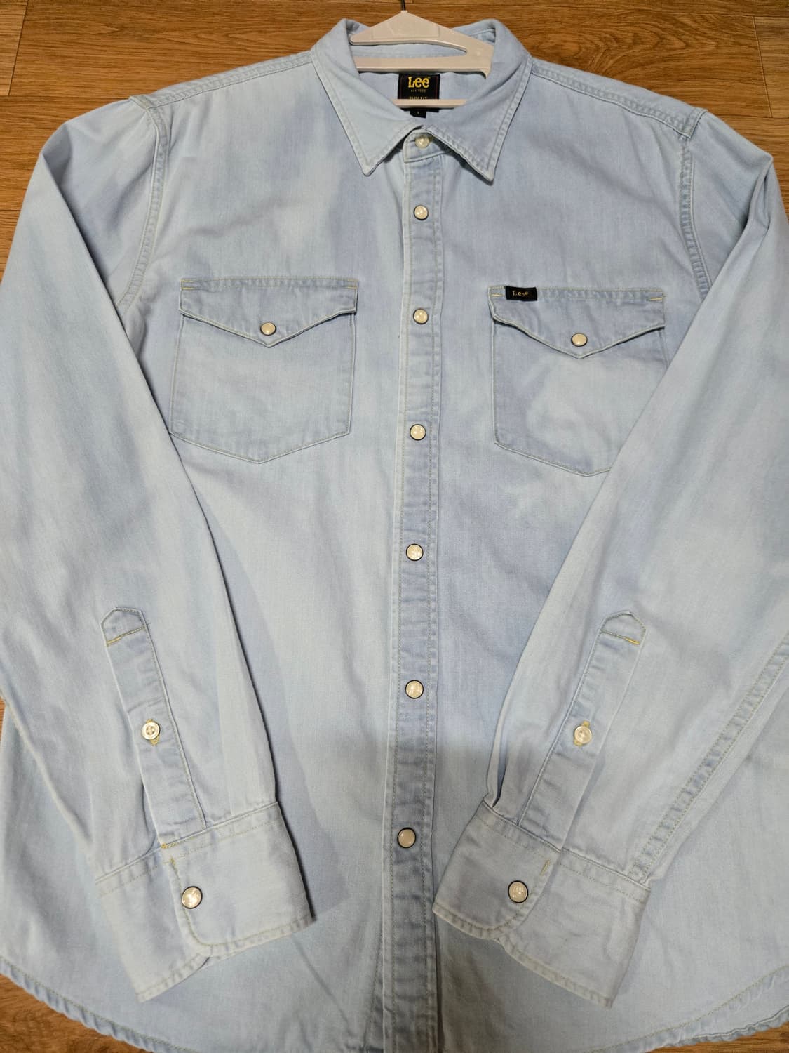 Lee 라이트 워싱 데님 웨스턴 셔츠 상품이미지6