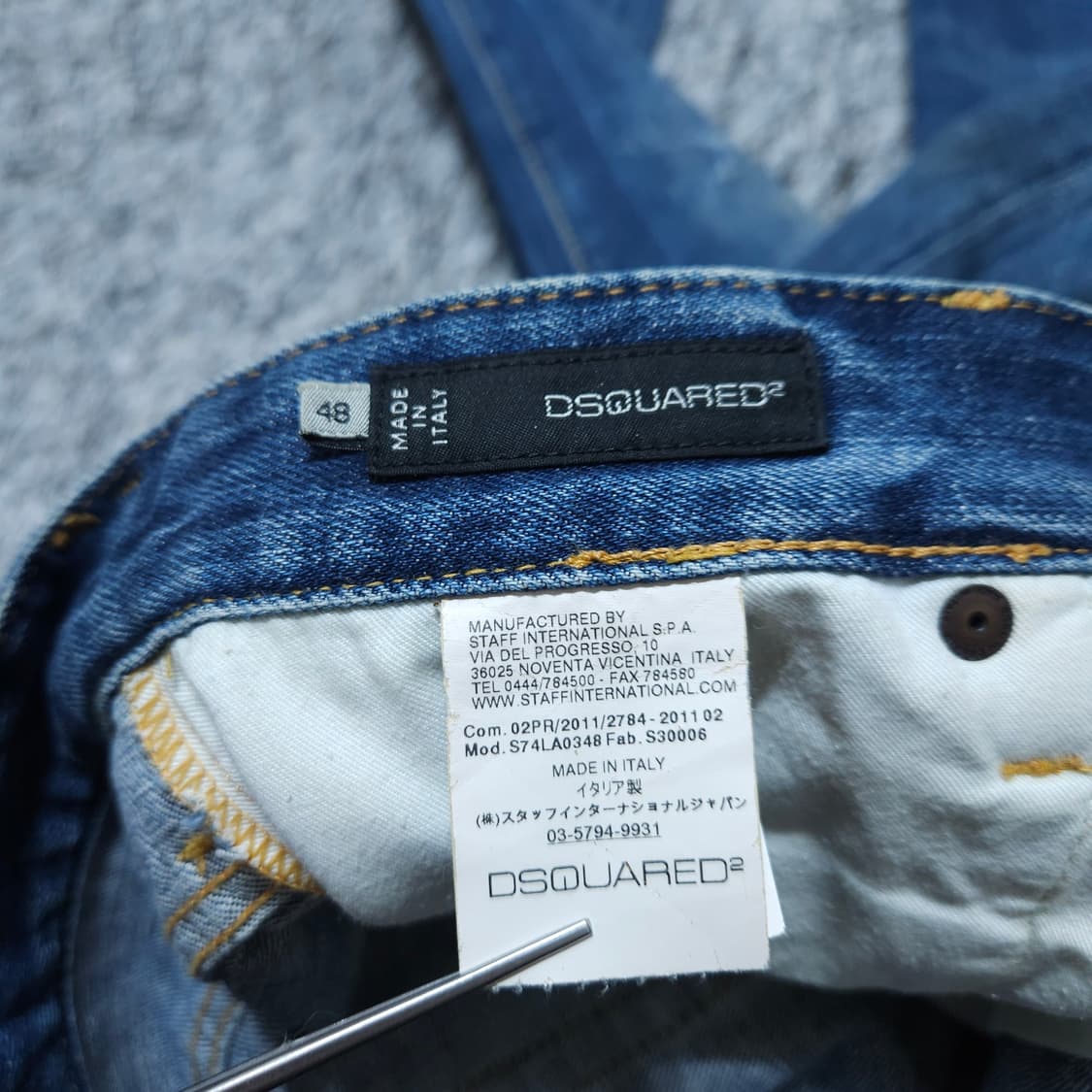 디스퀘어드2) 허리30(48) 남자 일자청바지 / 왕눈이샵 상품이미지10