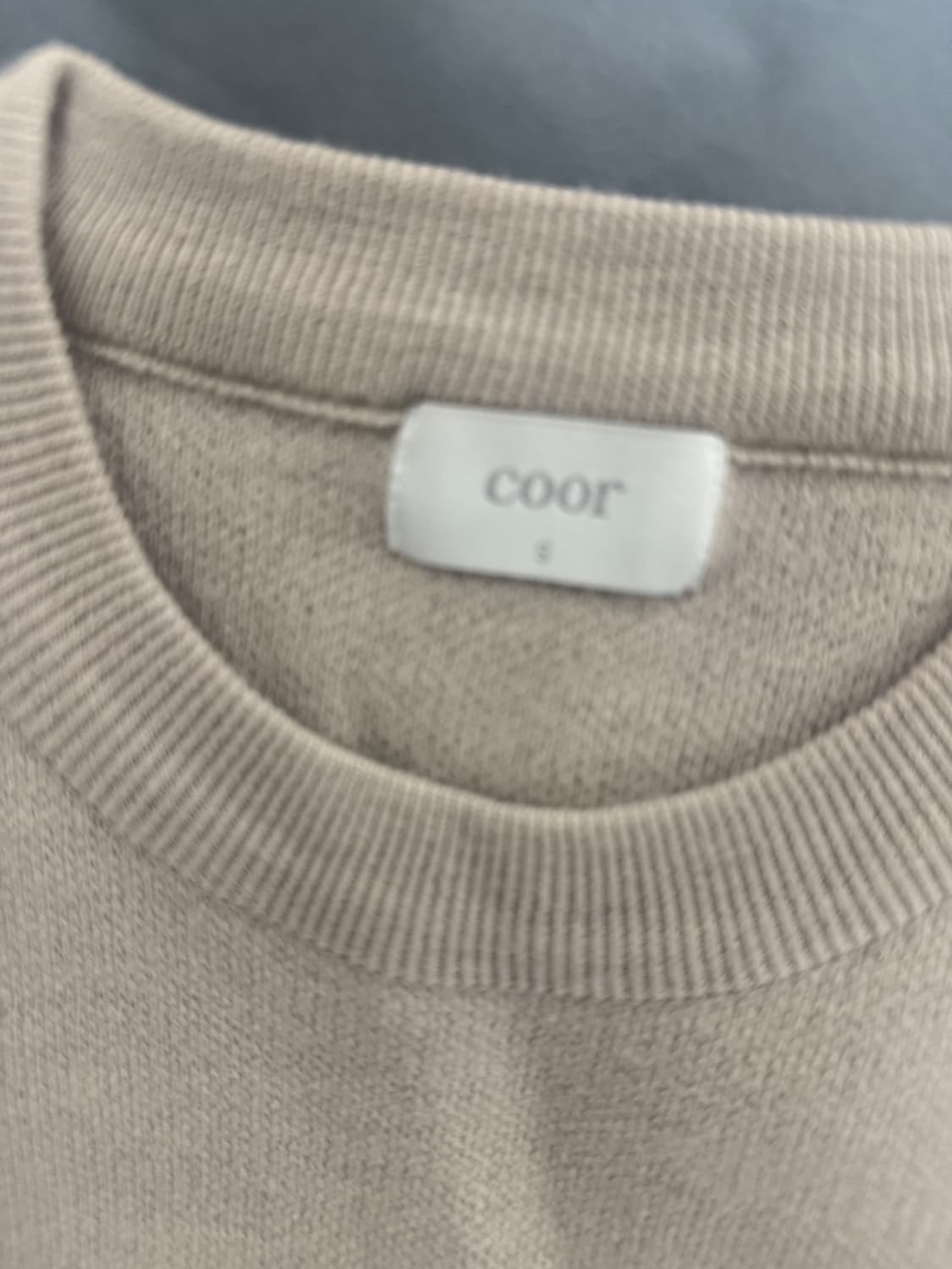 쿠어 울 라운드 니트 상품이미지3