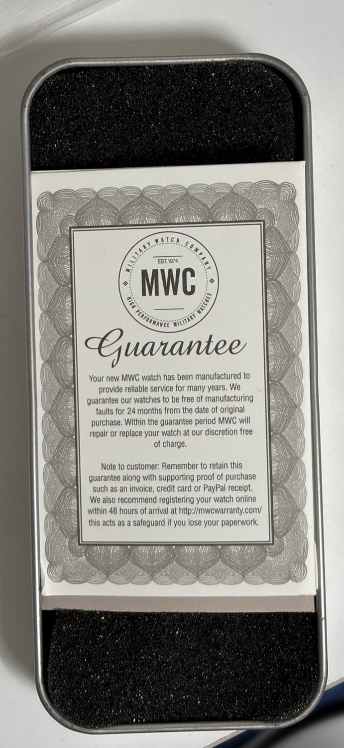 MWC 베트남전 미군시계 실버X블랙 상품이미지3