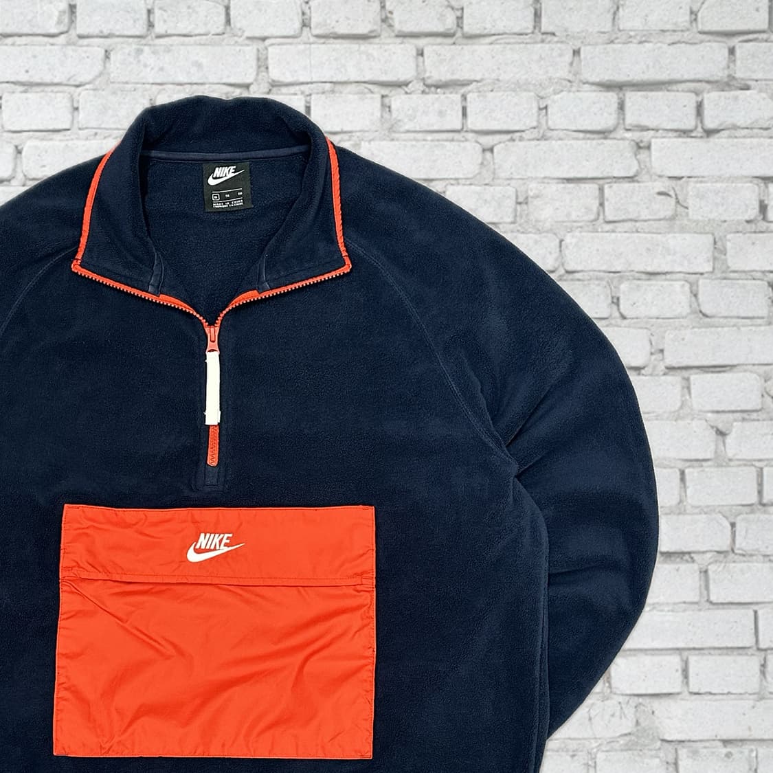 나이키 빈티지 투톤 후리스 XL 상품이미지1