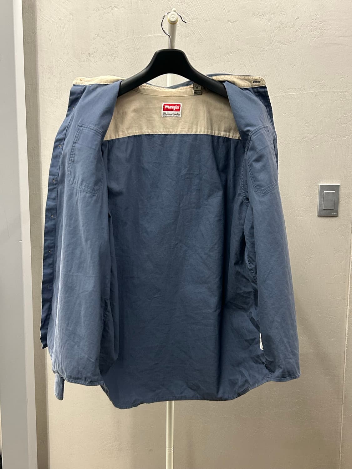 랭글러(wrangler) 블루 긴팔 셔츠 상품이미지4