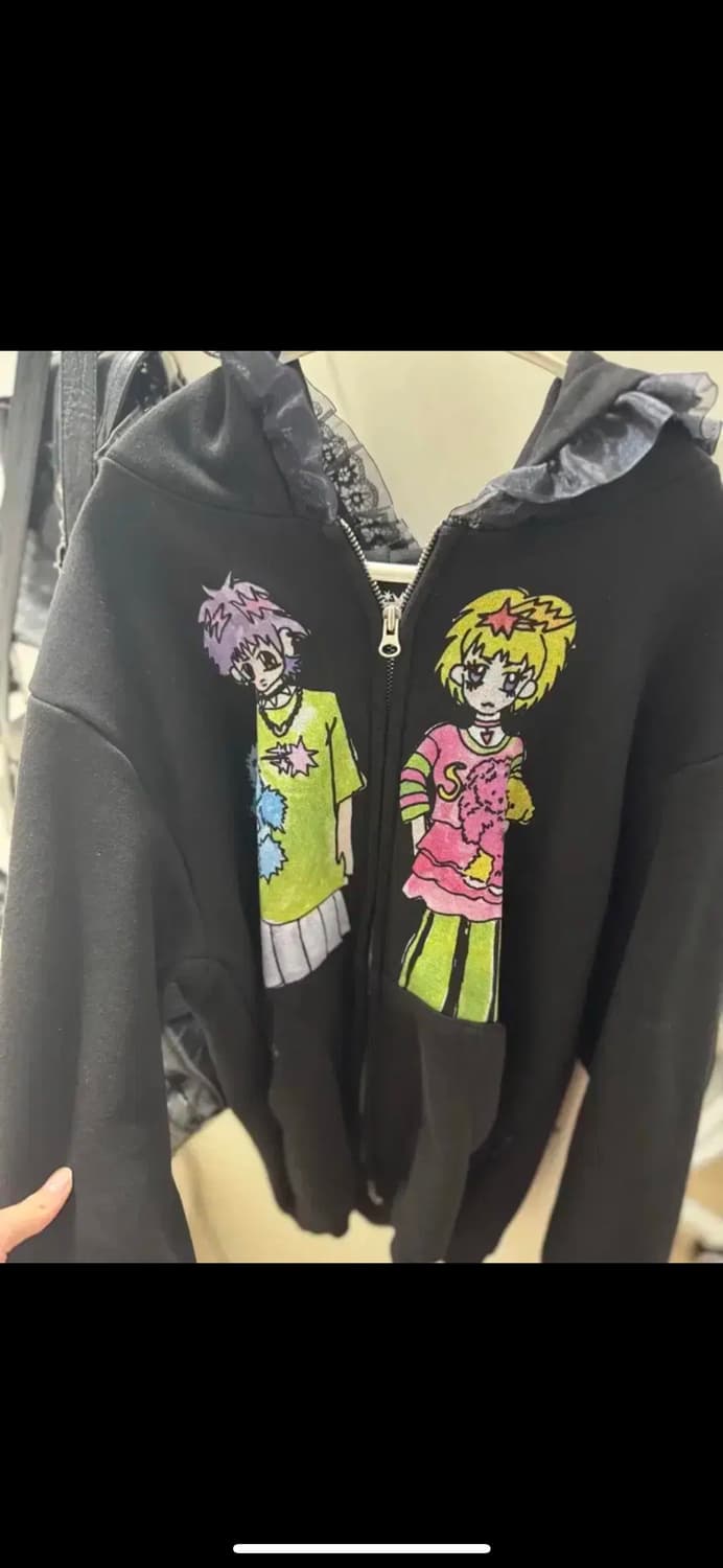 나이스고스트클럽 레이스 후드집업 상품이미지2