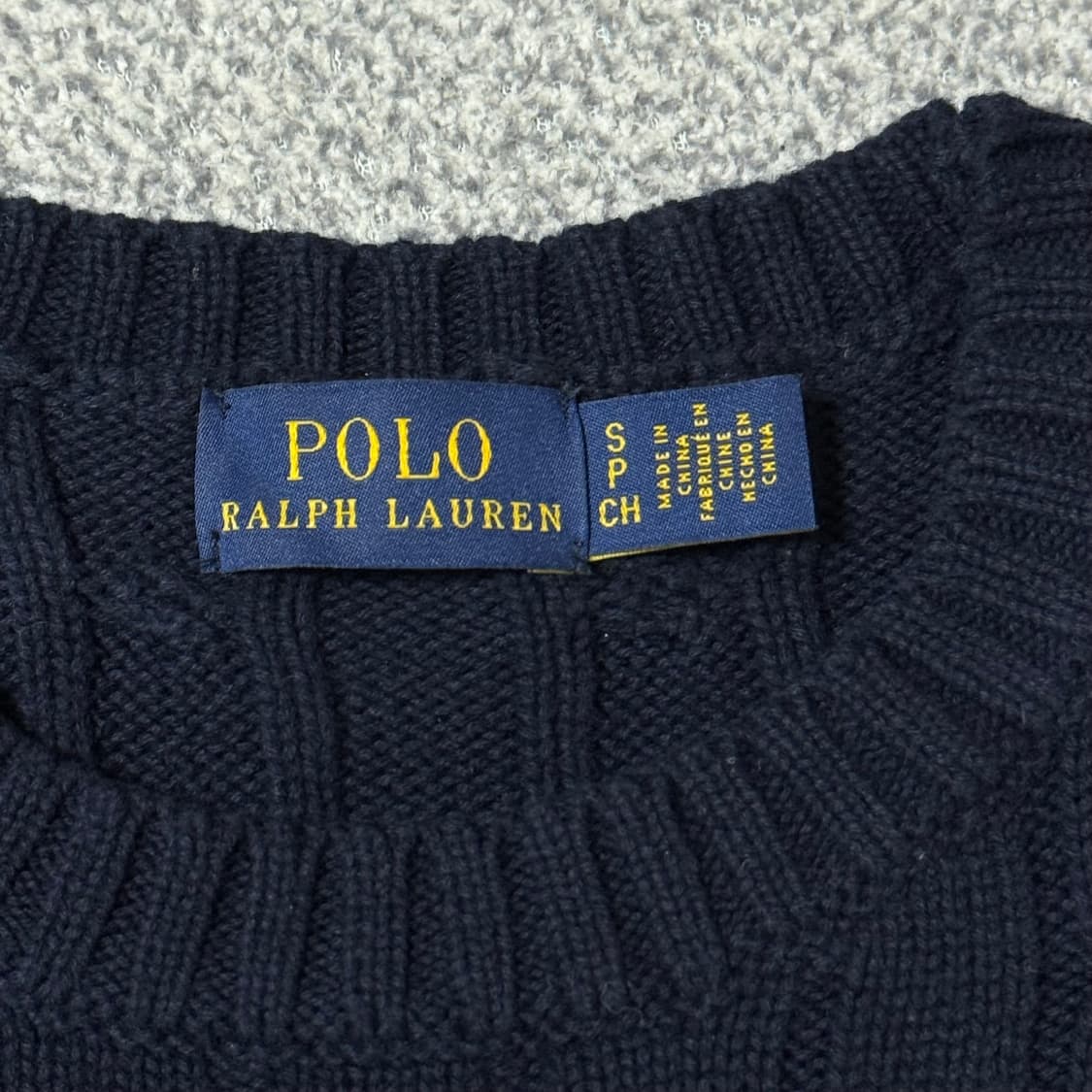 폴로 랄프로렌 꽈배기 니트 반팔 상품이미지5