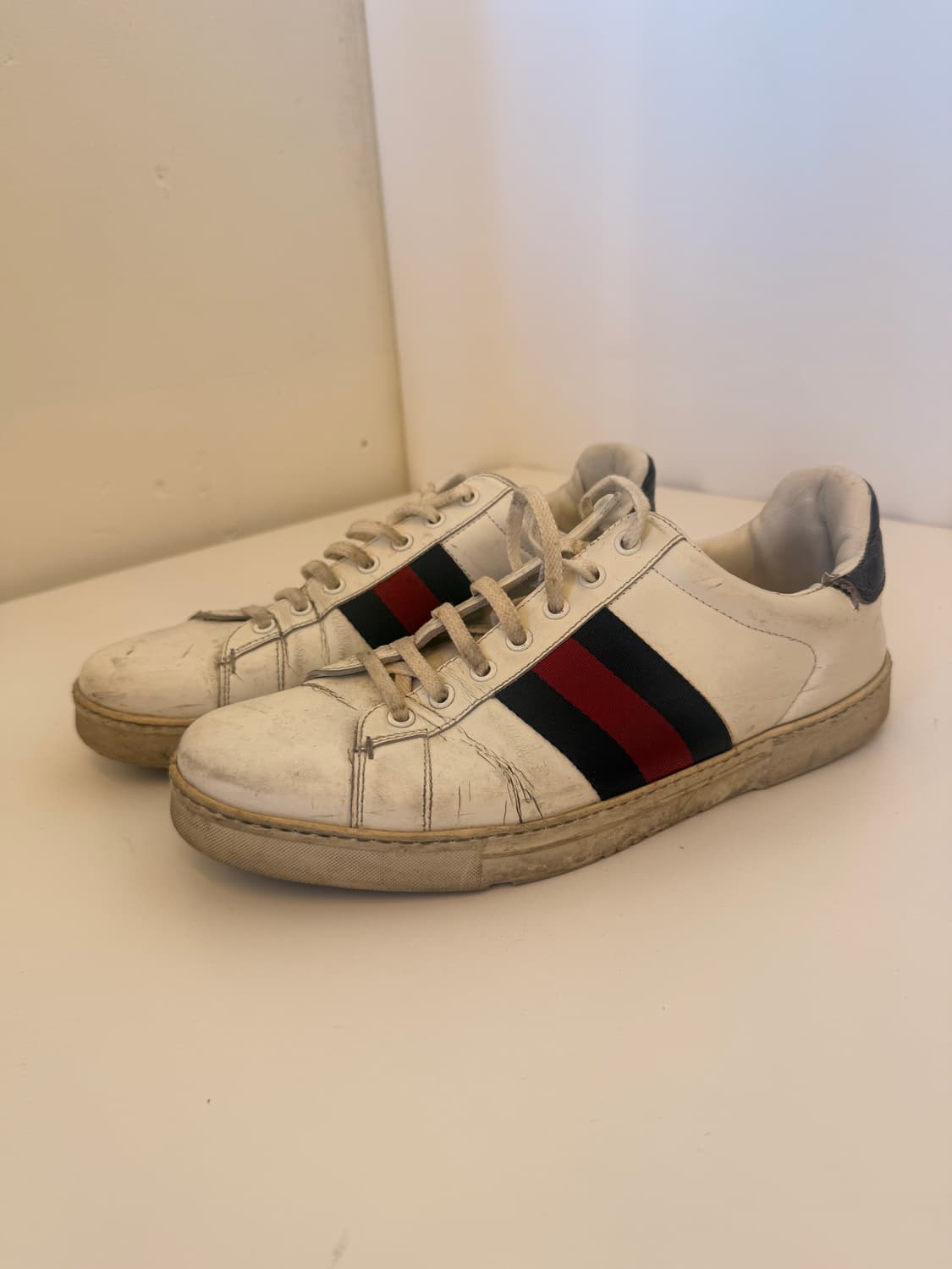 구찌(Gucci) 삼선 에이스 스니커즈  260mm 상품이미지1