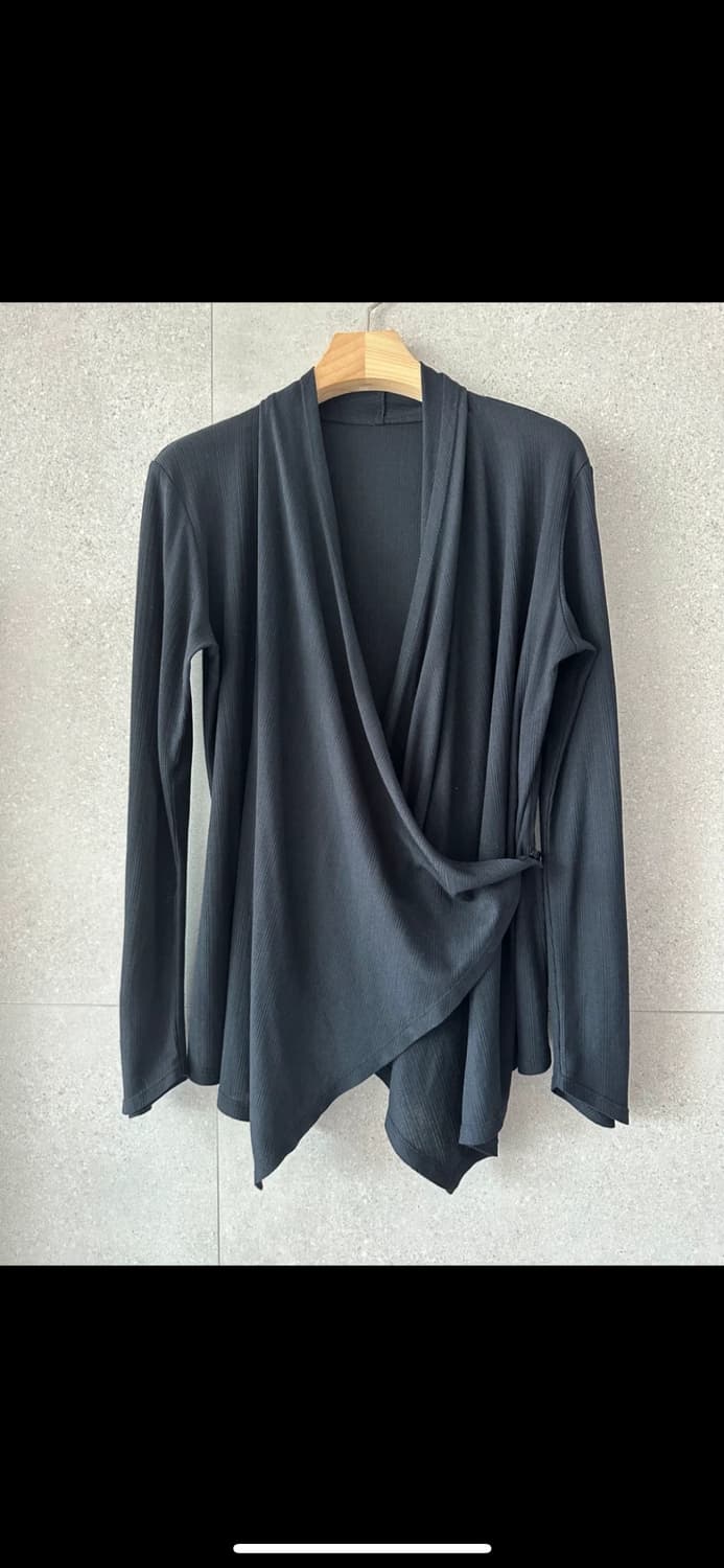 (릭오웬스st) 블랙 투웨이 가디건  상품이미지2