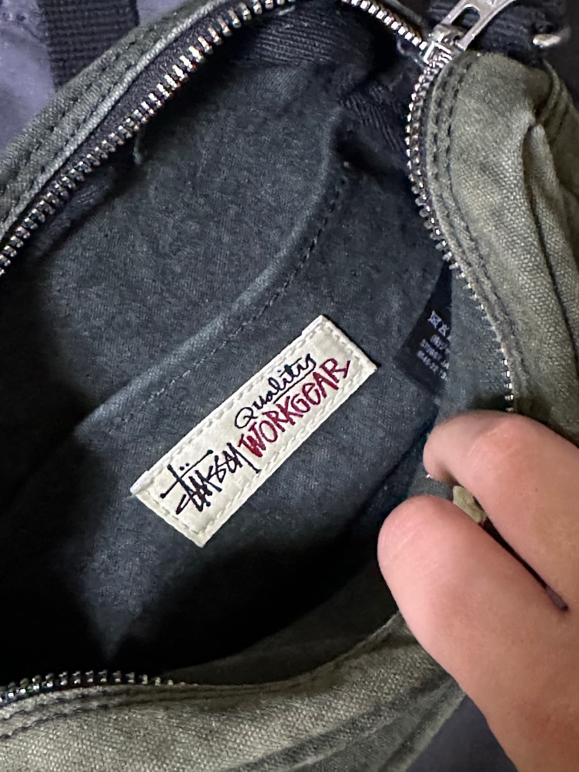 스투시 캔버스 피그먼트 워시드 크로스백 상품이미지3