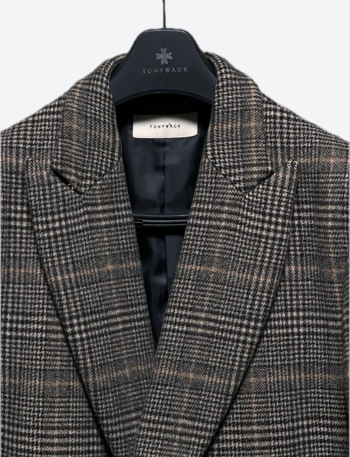 토니웩 크루도 체크로브 코트 상품이미지3