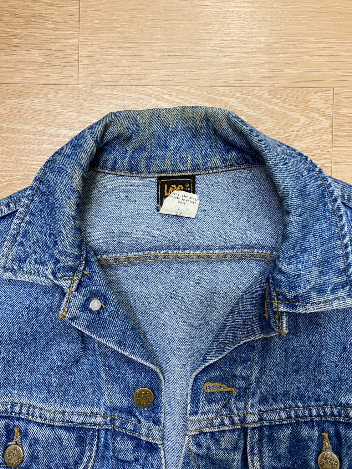 Lee 80’s 빈티지 데님 자켓 (s) 상품이미지2