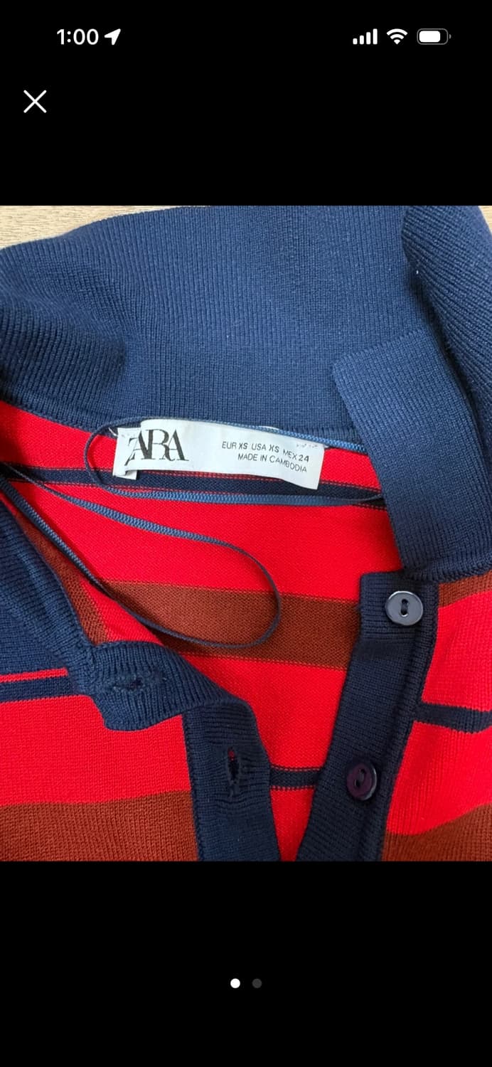 자라 스트라이프 티 상품이미지2