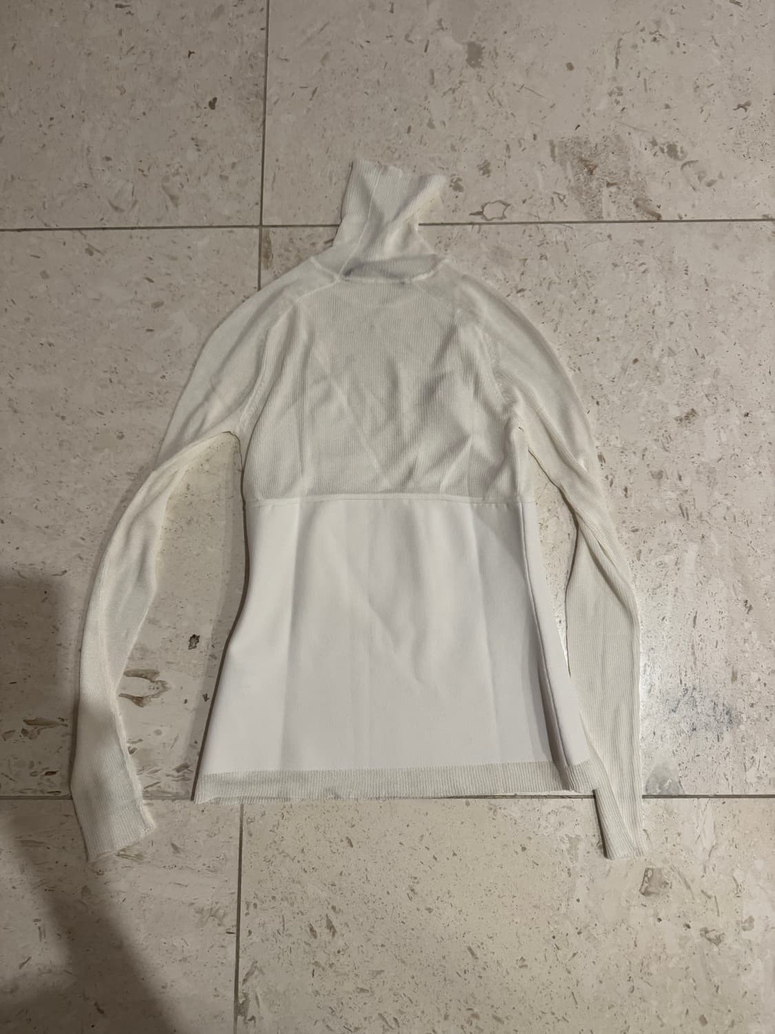 (정가 790$) 프로엔자슐러 비스코스 화이트 니트 탑 새상품  상품이미지3