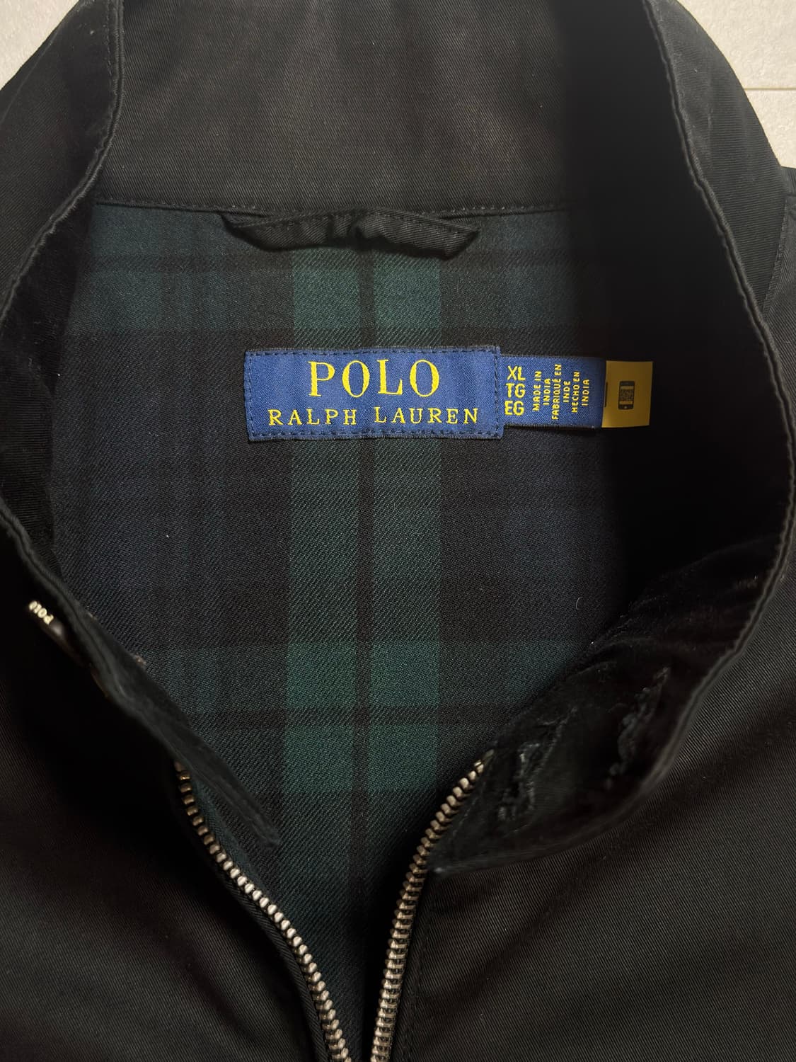 폴로랄프로렌 바라쿠다 바이스윙 해링턴자켓 블랙  XL 상품이미지2