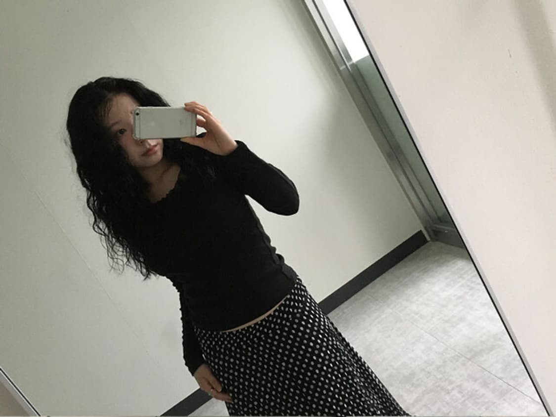 dot frill skirt 상품이미지3