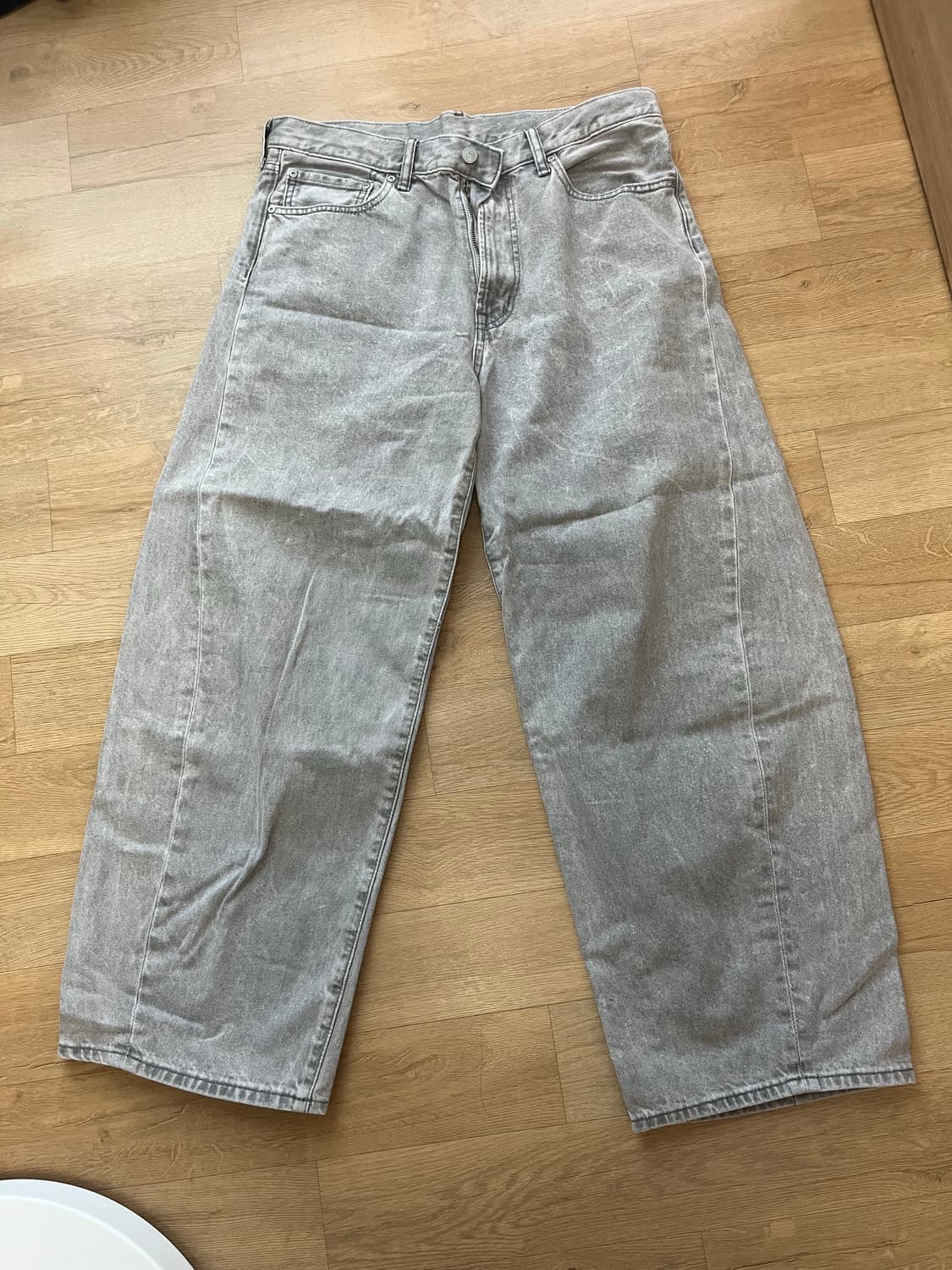 GU 배럴레그진 라이트그레이 (32사이즈) 상품이미지1