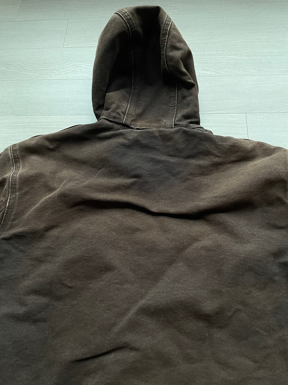 칼하트 j130 DKB 다크 브라운 액티브 자켓 샌드스톤 상품이미지8