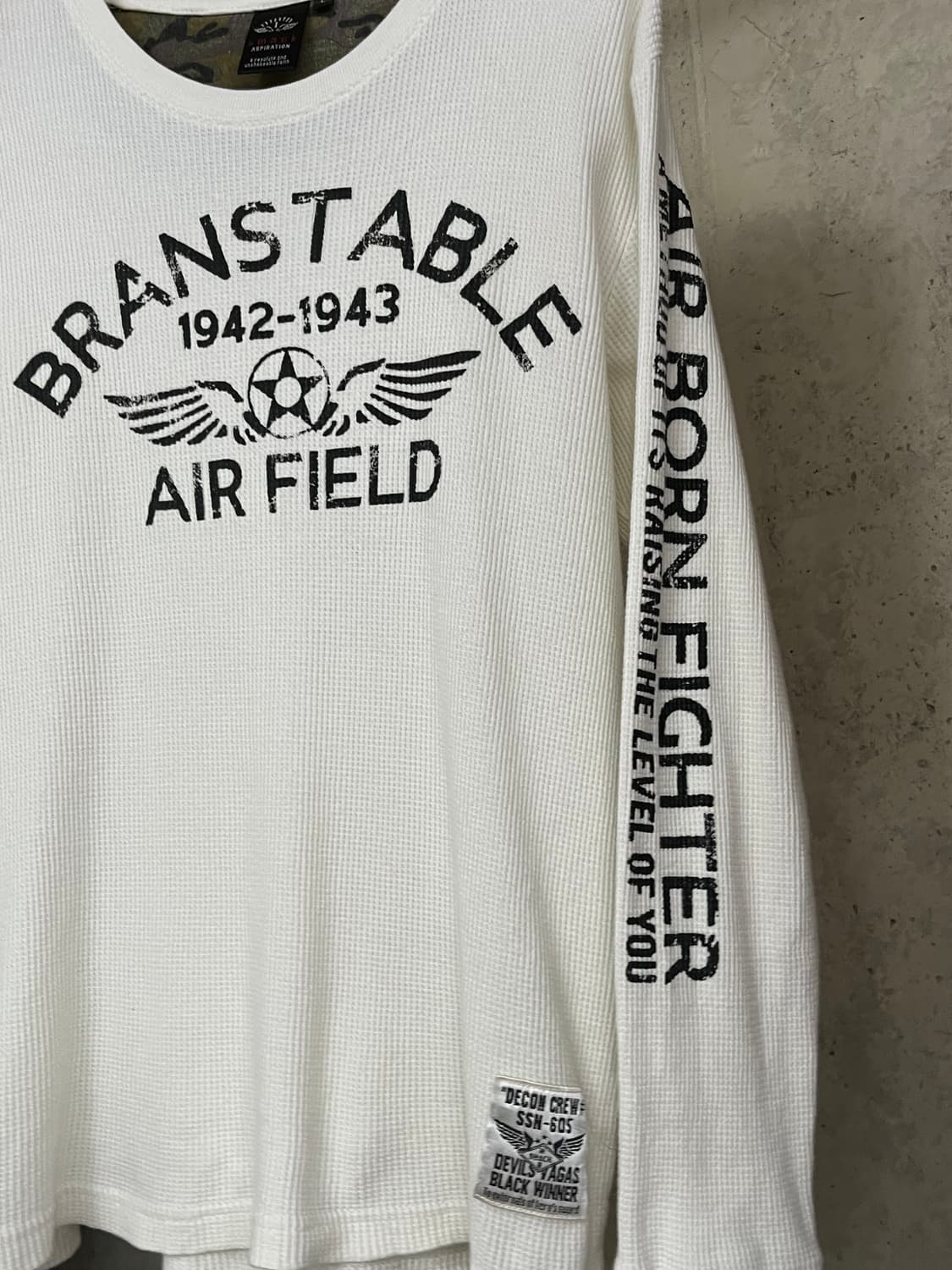 SMACK AIRFIELD WAFFLE T-SHIRT 상품이미지4