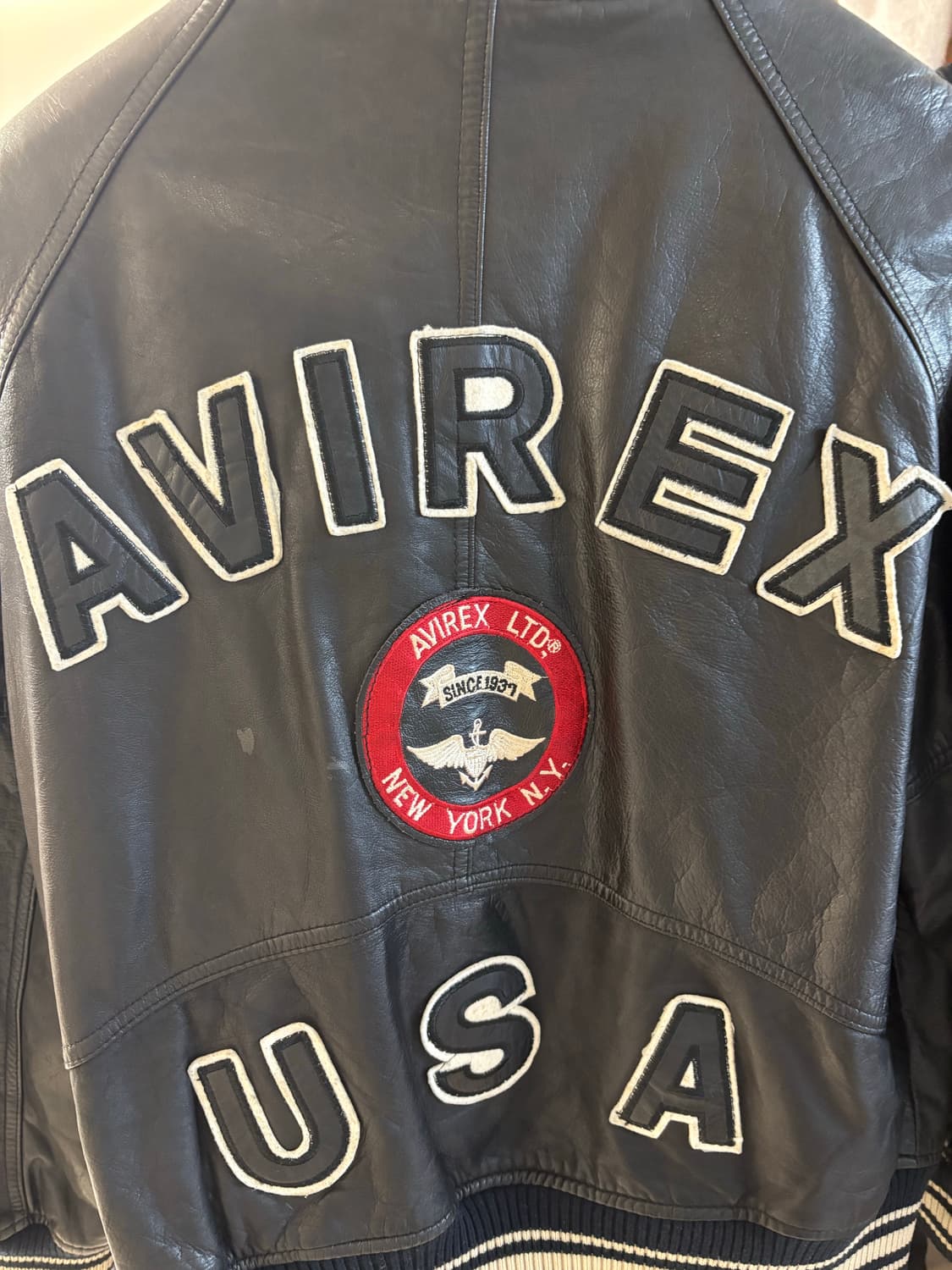 Avirex American Classics 빈티지 레더 자켓  상품이미지4