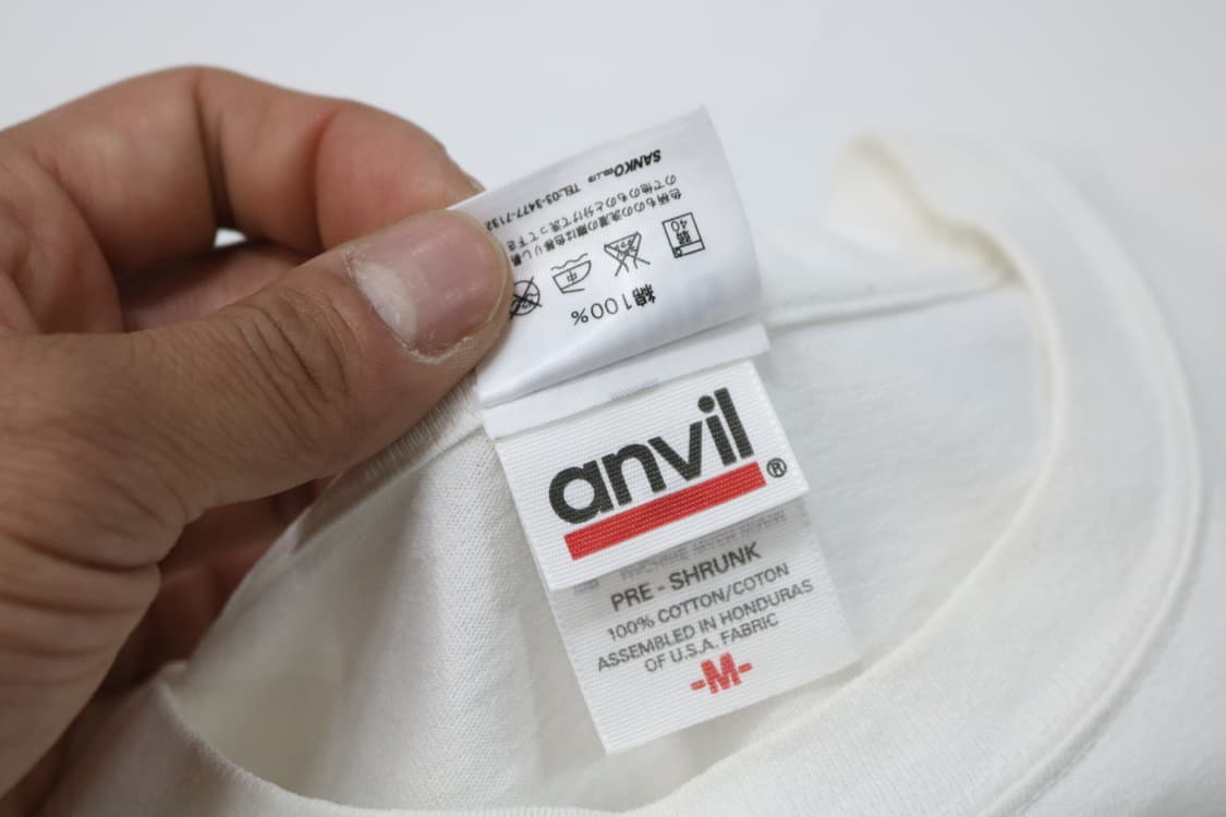 Anvil 엔빌 스윙걸즈 영화 굿즈 빈티지 화이트 반팔 티셔츠 (M) 상품이미지8