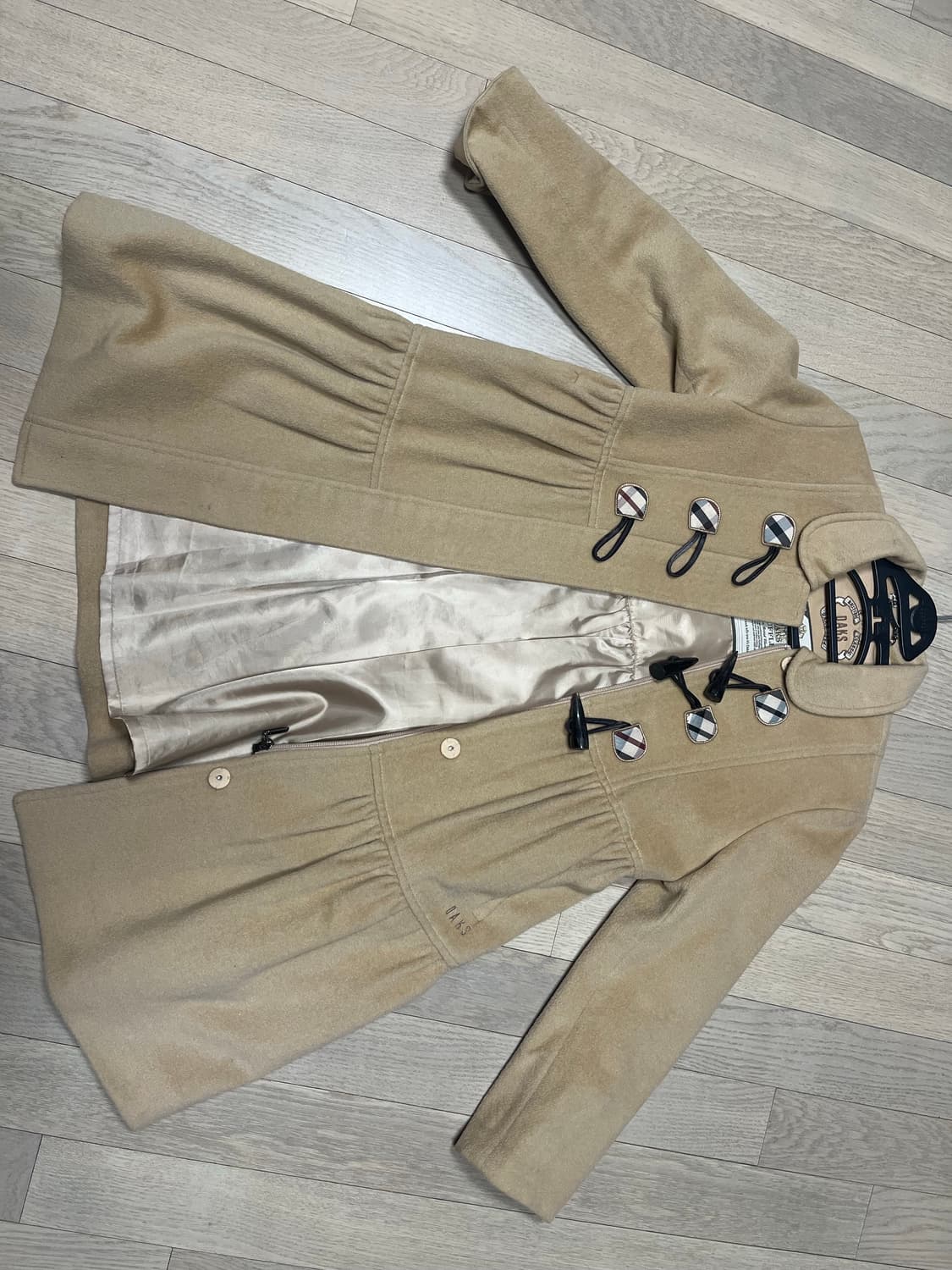 닥스 베이지 키즈 코트 상품이미지2