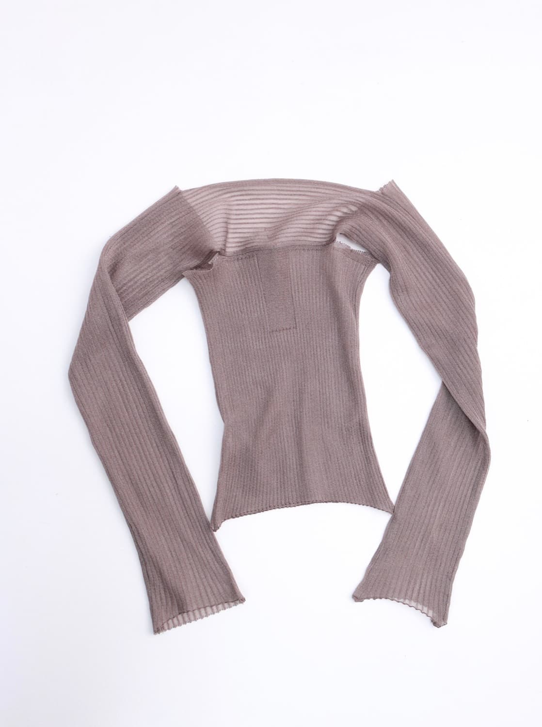 Sheer tank top (pink beige) 상품이미지2