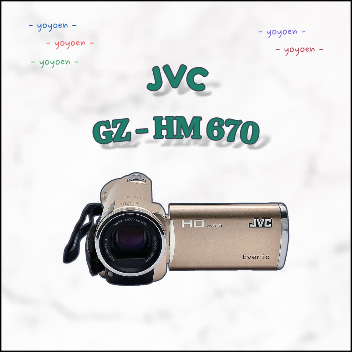 JVC GZ-HM670 빈티지캠코더 [ 꾸미기 0] 상품이미지1