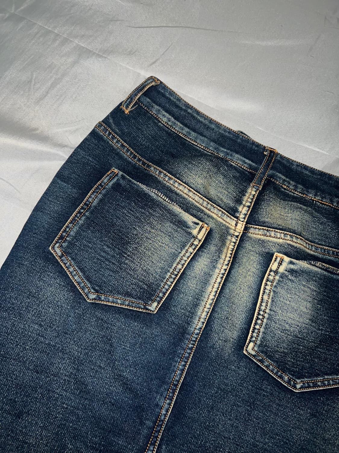 ✨vintage denim midi skirt y2k 워싱 청치마✨ 상품이미지5
