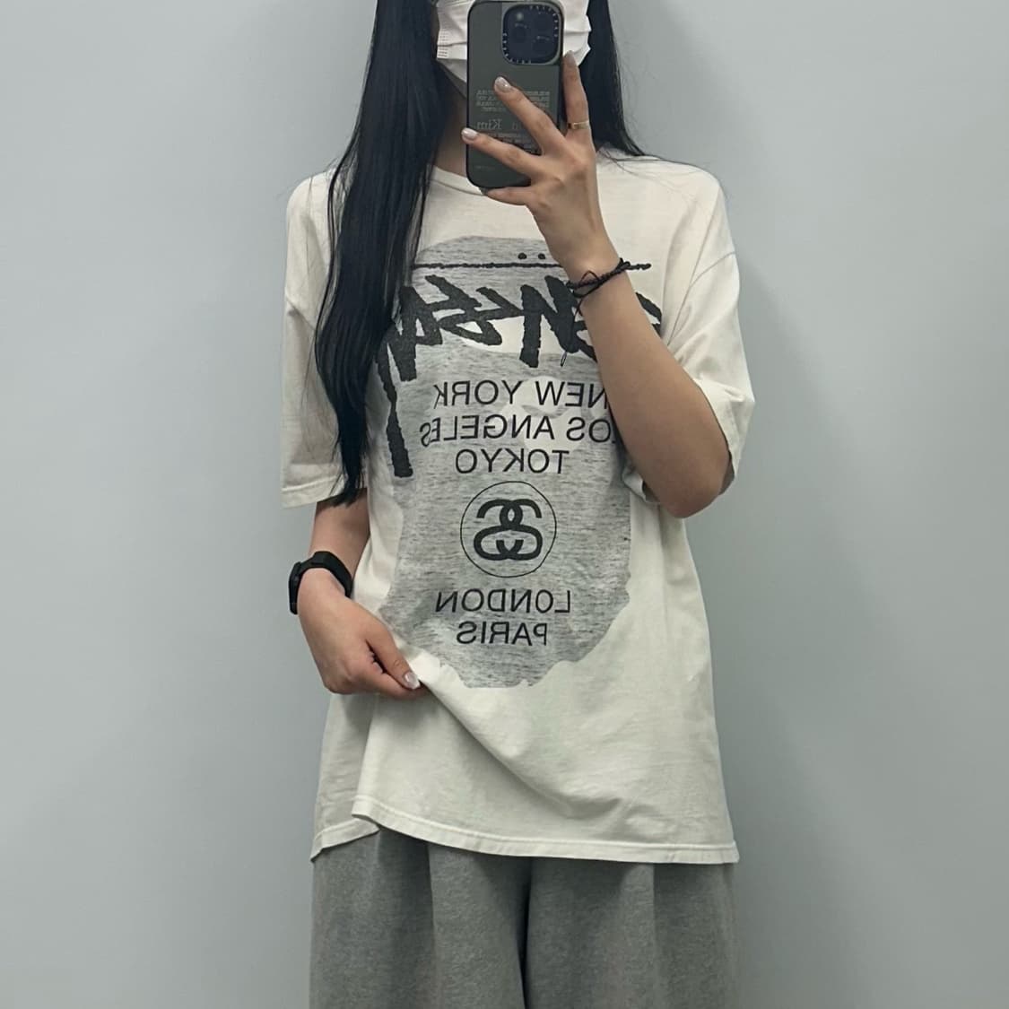 베이프 스투시 월드투어 반팔 티셔츠 상품이미지1