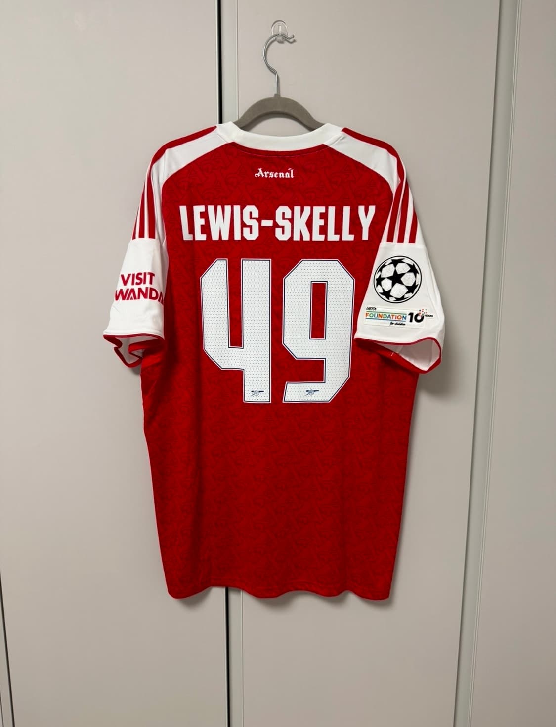 25-26 아스날 홈 국내3XL 루이스 스켈리 판매 상품이미지1