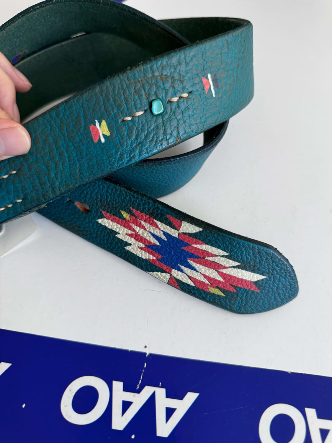 last one/hand paint cheroki belt 상품이미지2