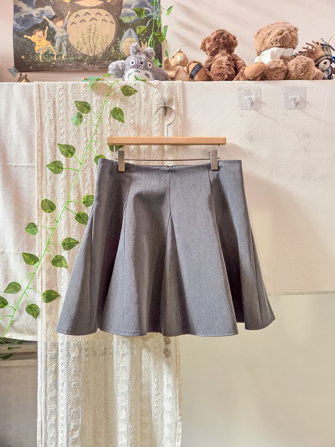 그레이 스커트 상품이미지1