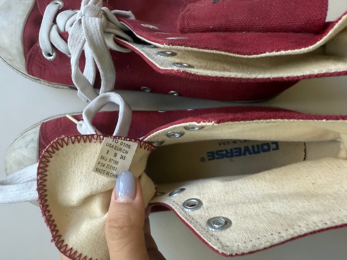 [3회착.245] CONVERSE 척테일러 올스타 하이 리미티드 스니커즈 상품이미지5