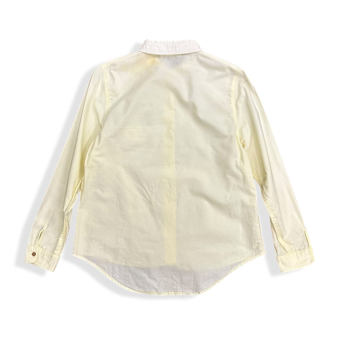 Candy Button Pocket Yellow Shirt 상품이미지3