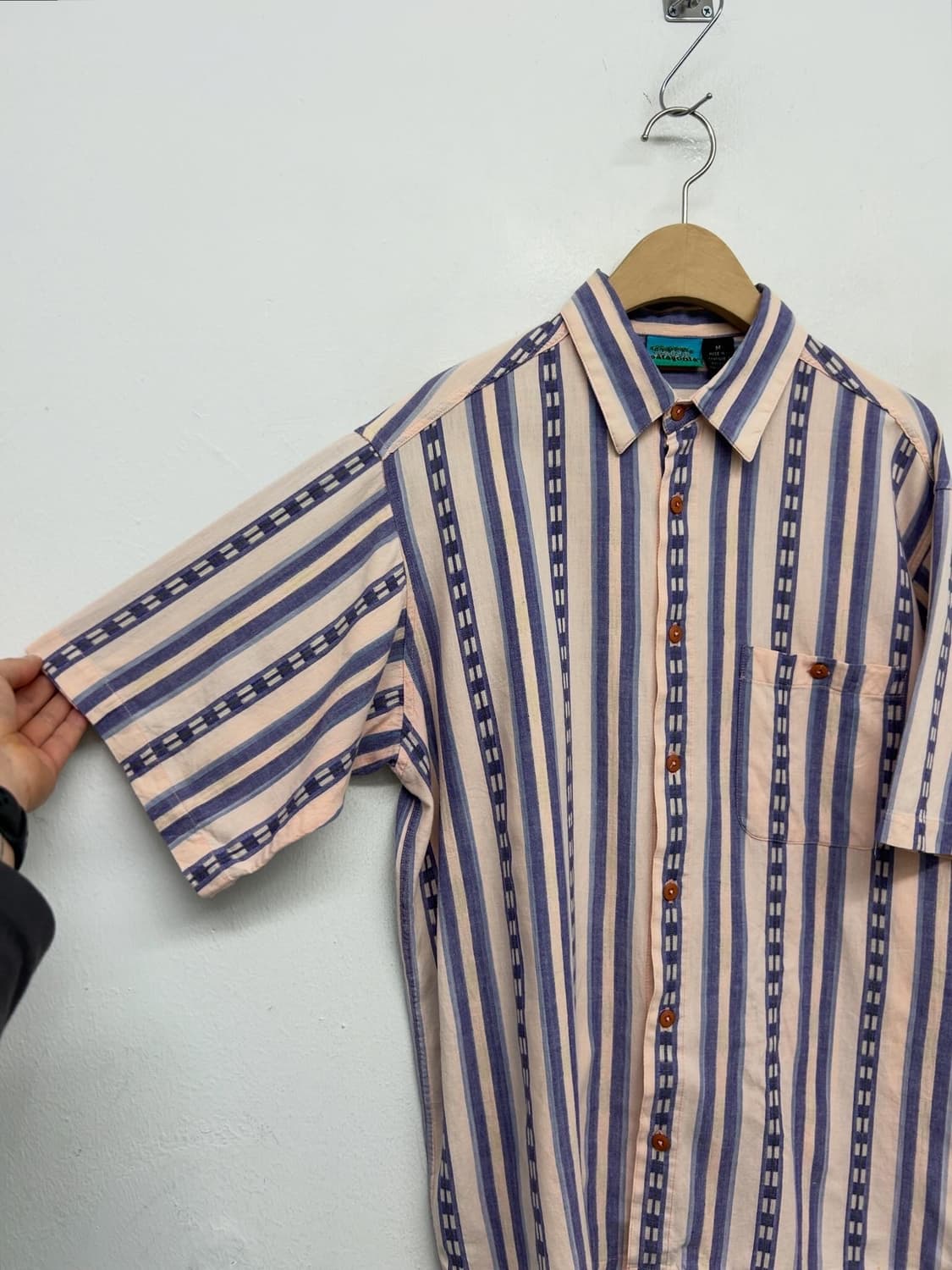 90s 파타고니아 스트라이프 셔츠 상품이미지2