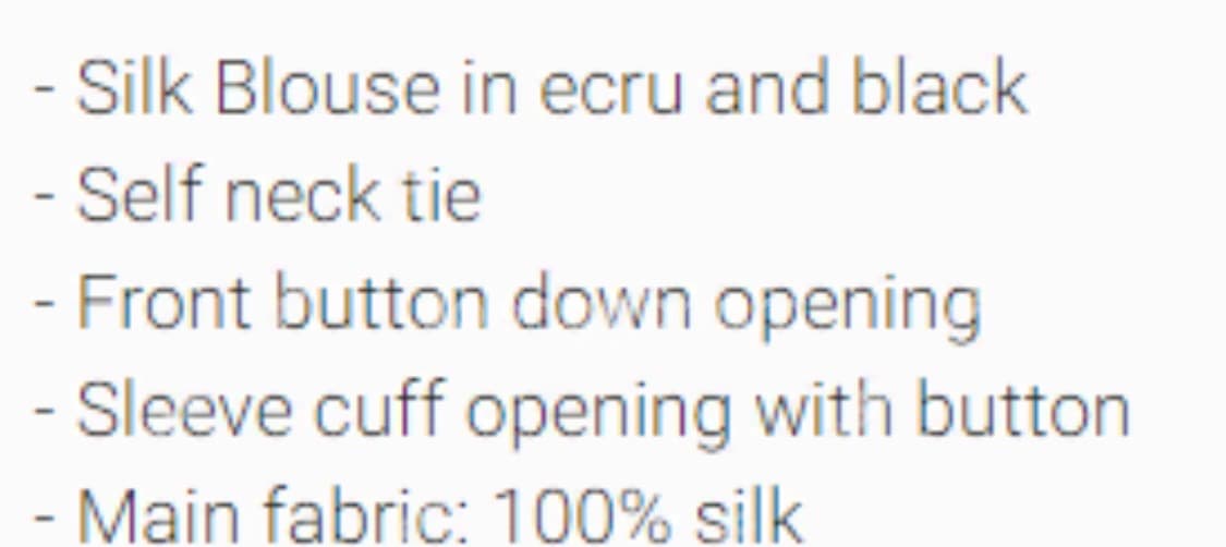 산드로 실크 블라우스 상품이미지3