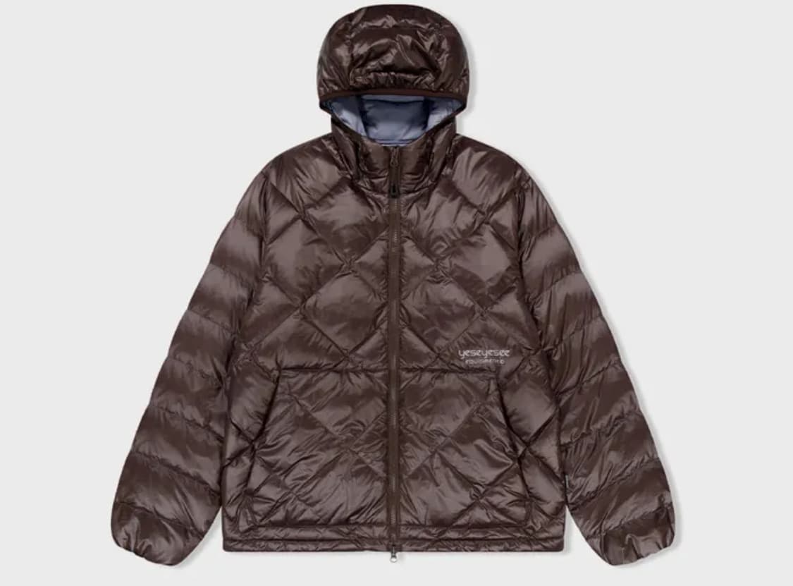 예스아이씨 패딩 Wafer Goose Down Jacket Brown 상품이미지1