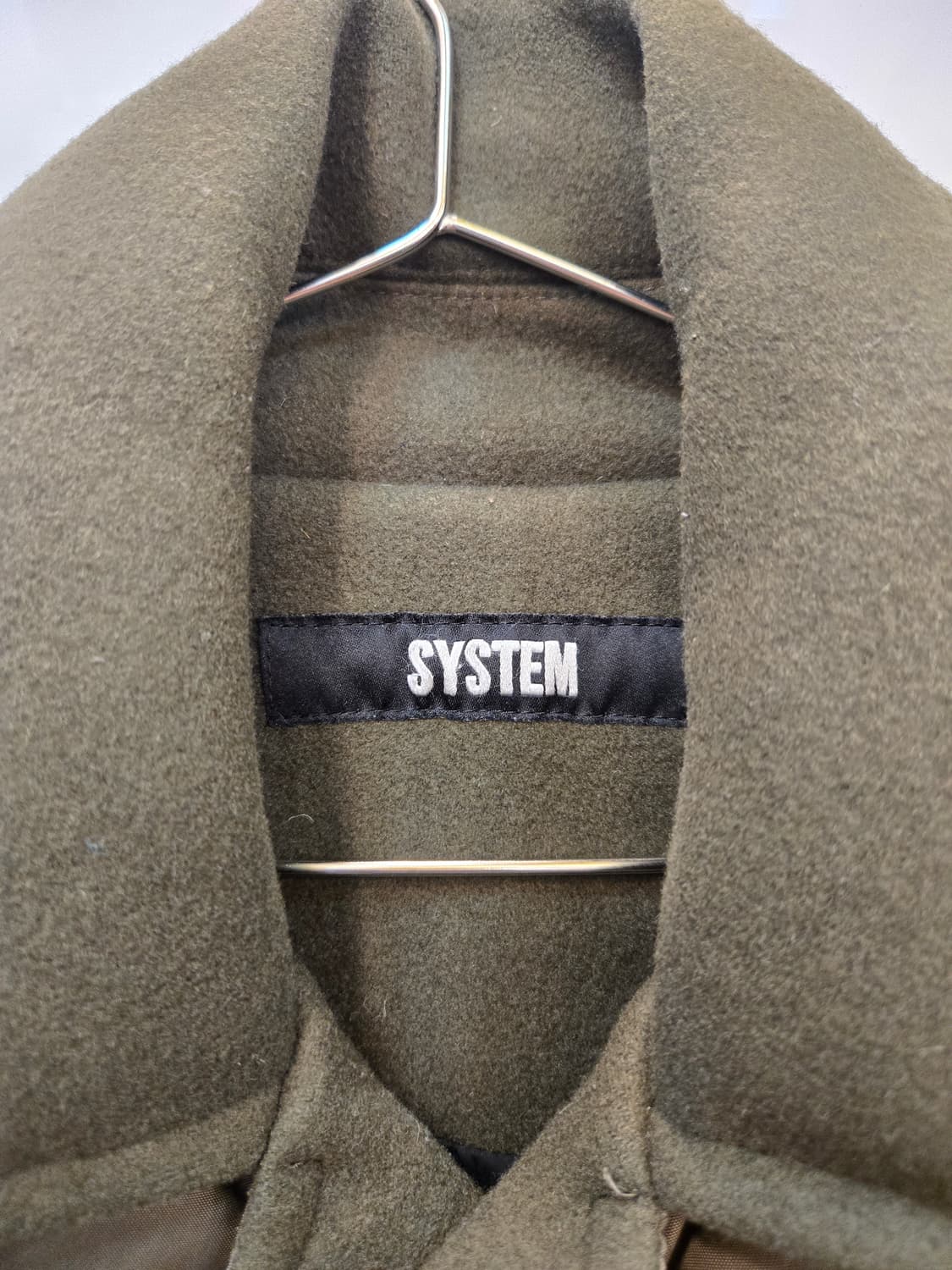 SYSTEM 남성 카키색 더블 브레스트 패딩 상품이미지6