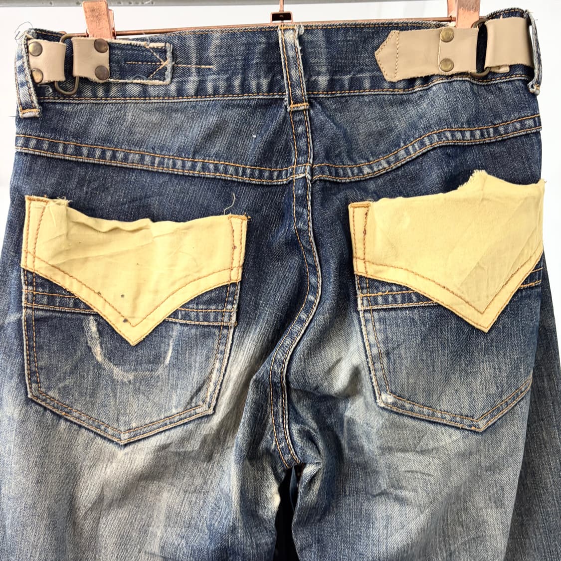 Fuzzy 워시드 데님 팬츠 상품이미지7