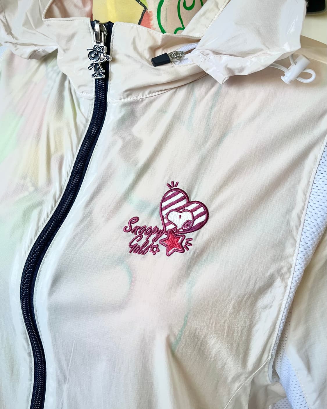 Old SNOOPY Nylon Hood Windbreaker Jacket 상품이미지2