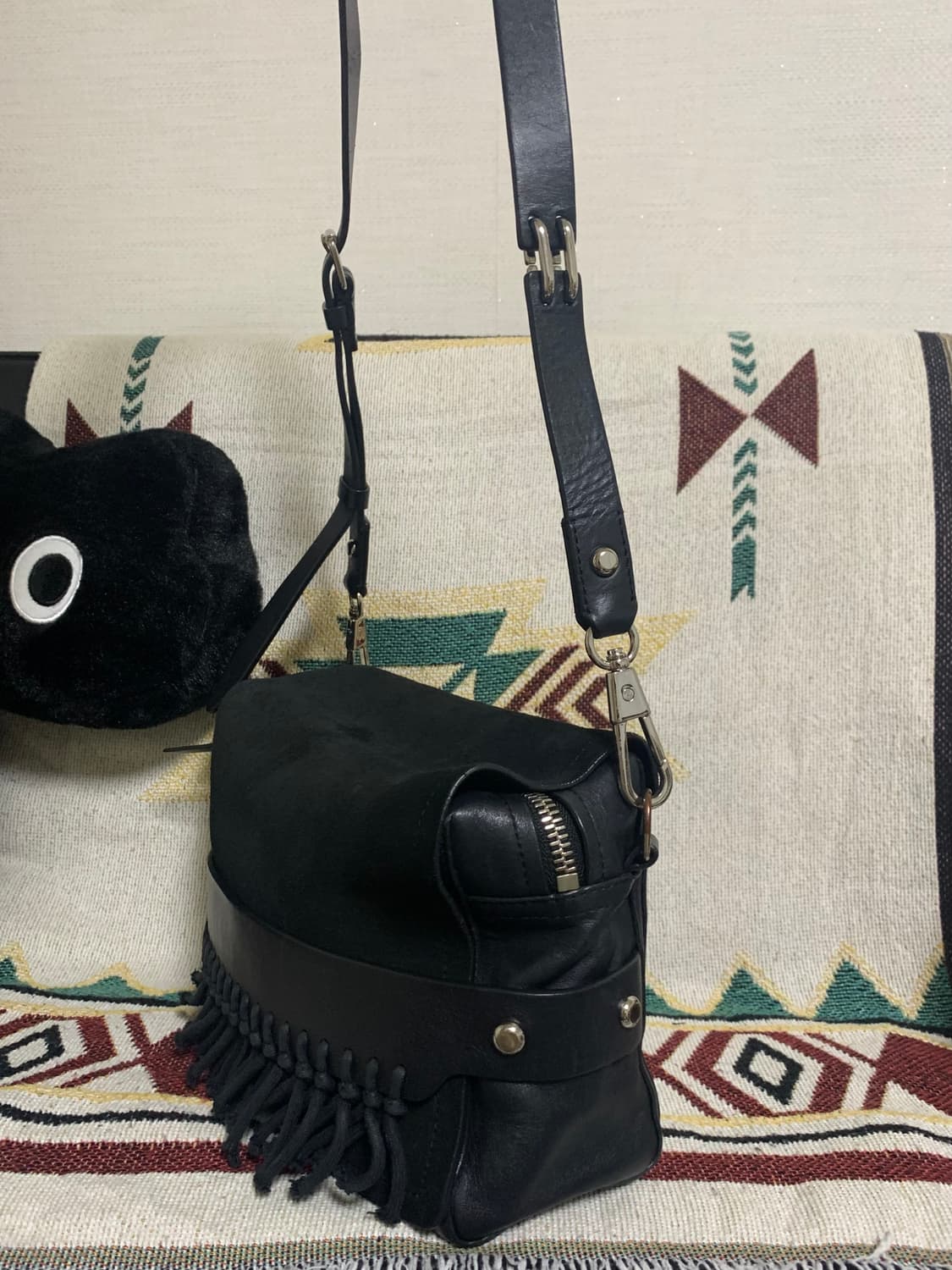 3.1 PHILLIP LIM 필립림 블랙레더/스웨이드 크로스백 상품이미지9