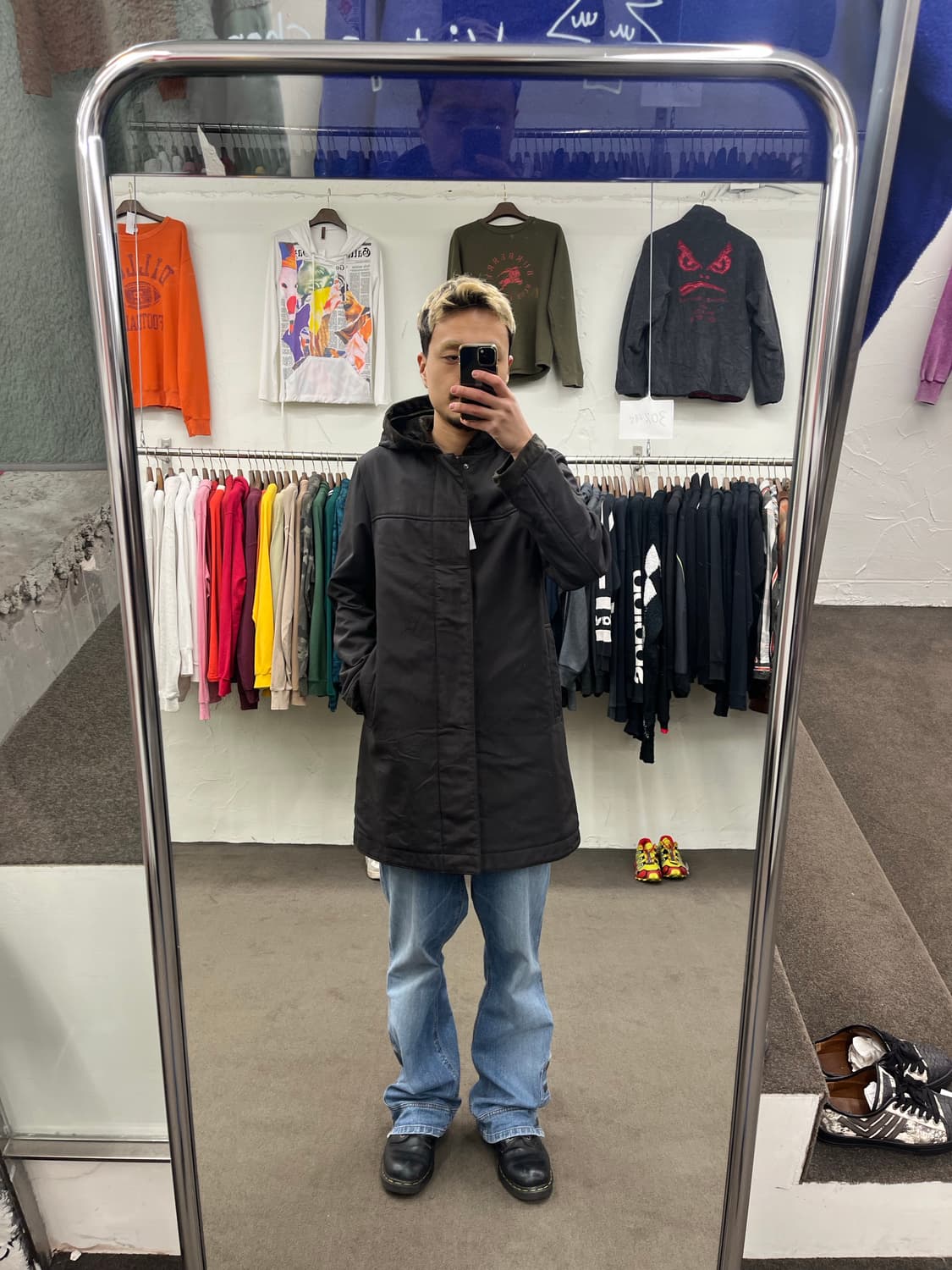 준맨 시어링 후드 코트 상품이미지7