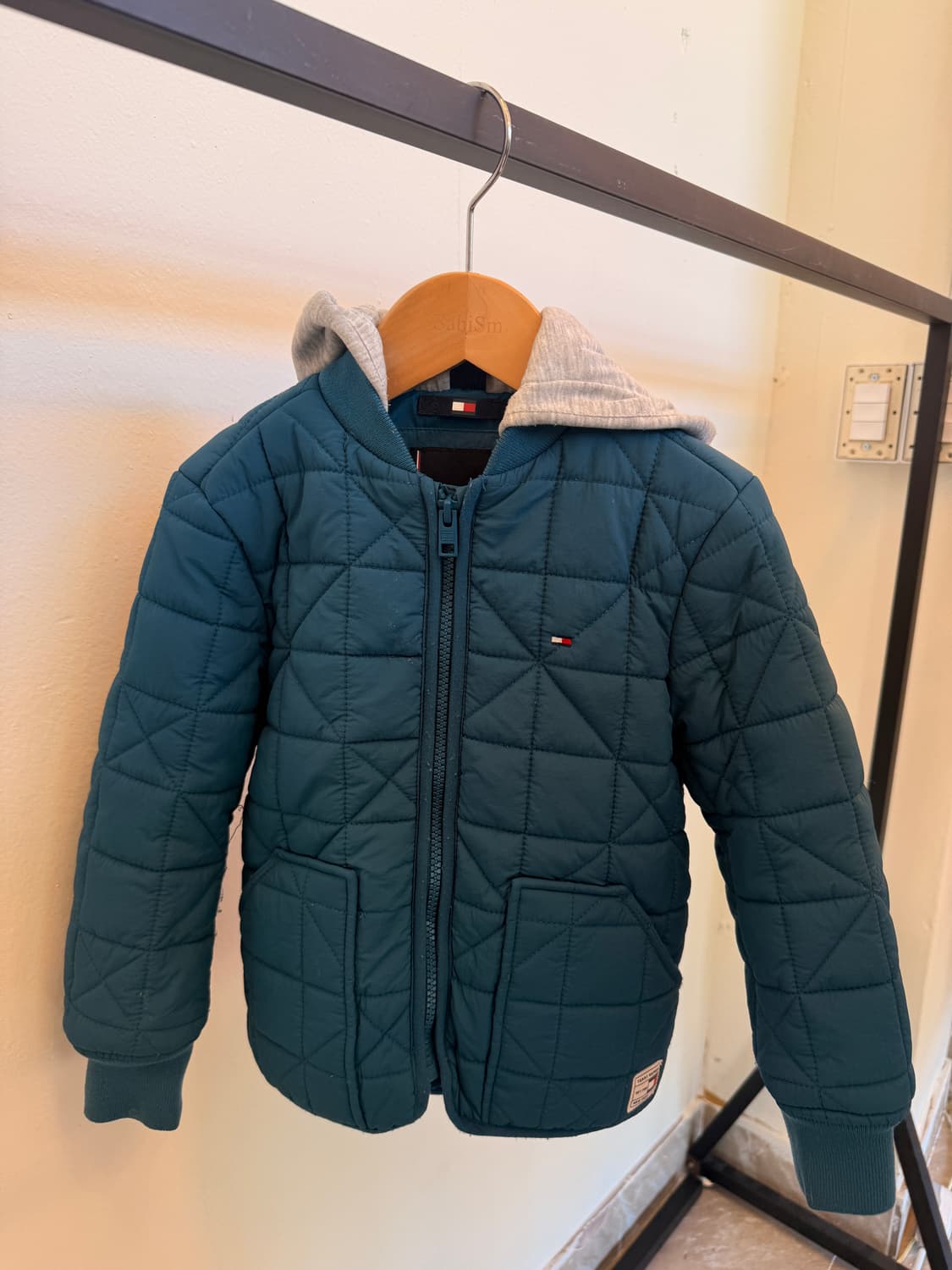  타미힐피거 키즈(Tommy Hilfiger) 퀄팅 후드자켓 상품이미지1