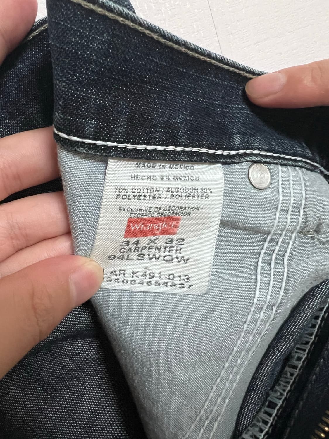 Wrangler 카펜터 데님팬츠(34x32) 상품이미지5