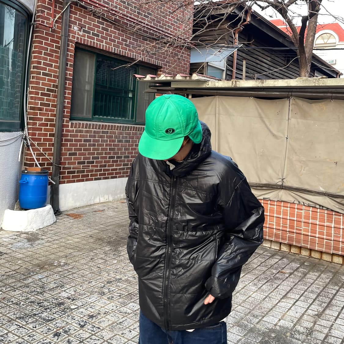 갭 GAP 나일론 이어플랩 캡 상품이미지1